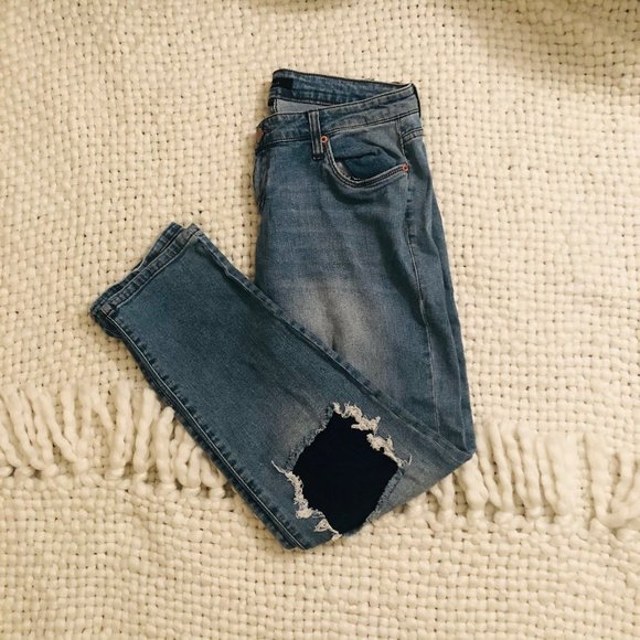 Sts Blue Jeans Sts Blue Ripped Patched Jessie Boyfriend Jeans Poshmark